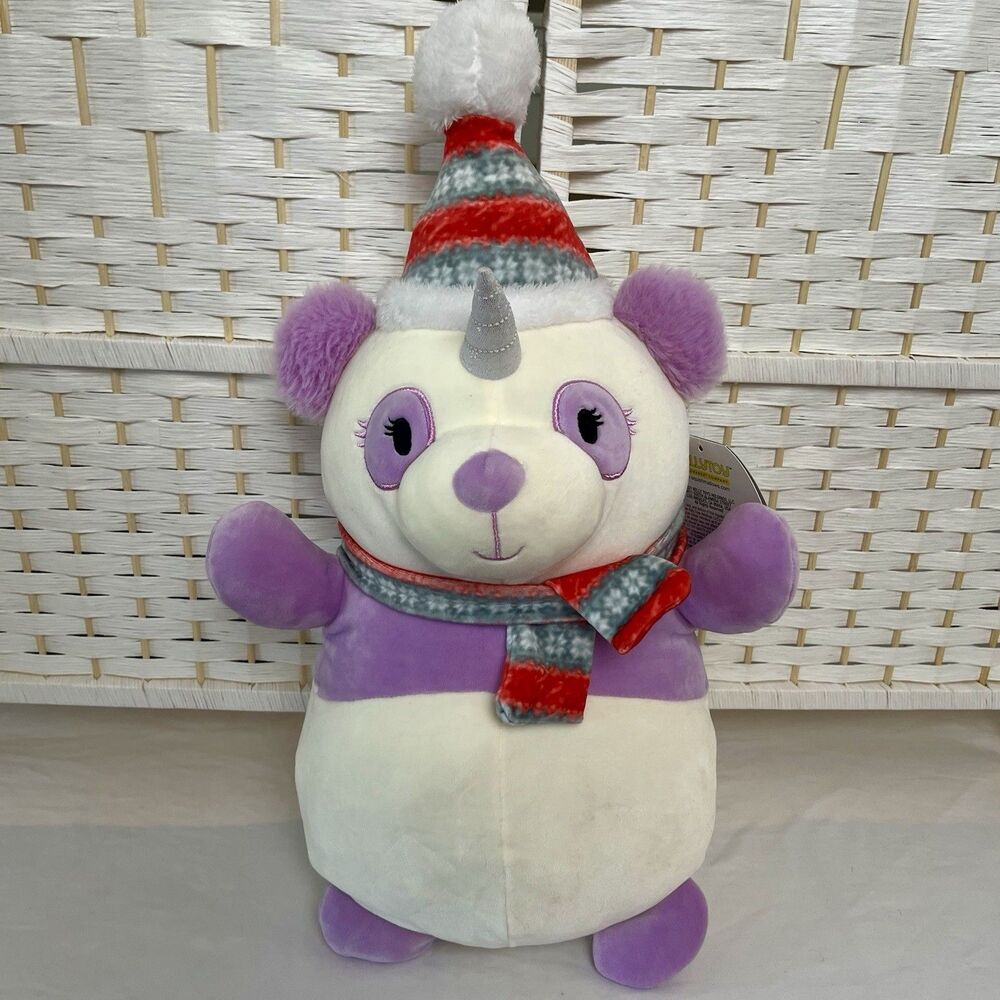 Squishmallows Paislee the Pandacorn 14" Hug Mees Christmas 2021 Holiday Plush